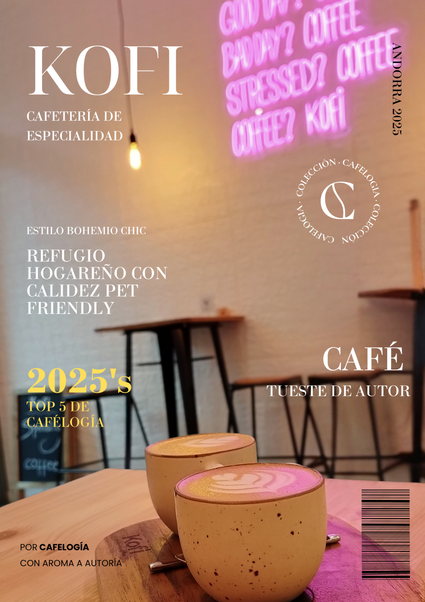 kofi cafeteria de especialidad cafelogia blog top 5 andorra